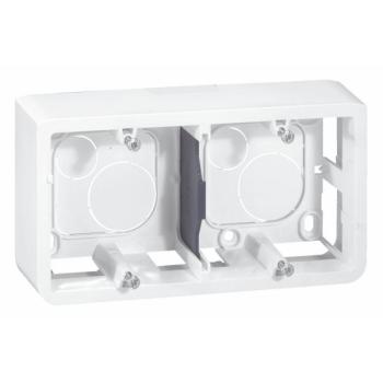  CADRE DOUBLE MOSAIC BLANC 
