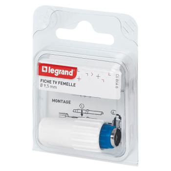  FICHE TV FEMELLE D.9,5MM 