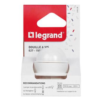  DOUILLE PLAST.E27+BAG+PASS.FIL 