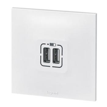  2USB CHARG 2M A+A 3A 15W BL 