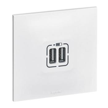  2USB CHARG 2M A+A 3A 15W BL 