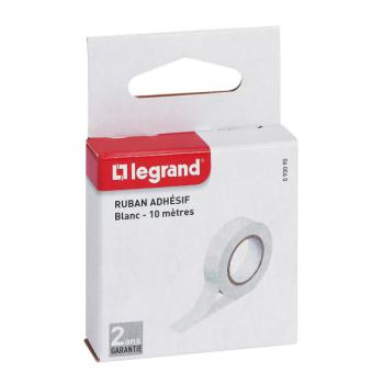  RUBAN ADHESIF 10M BLANC 