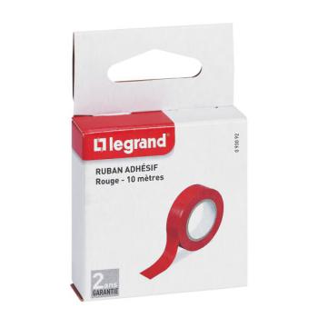  RUBAN ADHESIF 10M ROUGE 