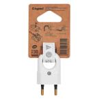  FICHE 2P 6A ANNEAU PLAST BLANC 