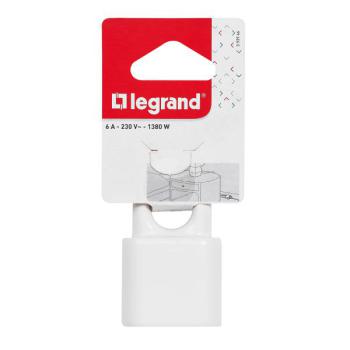  PROL 2P 6A ANNEAU PLAST BLANC 