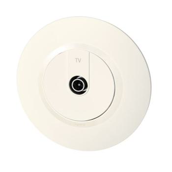  PRISE TV SIMPLE BLANC DECO CPL 