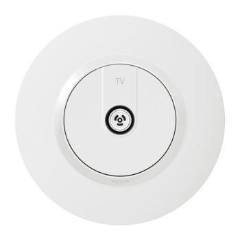  PRISE TV SIMPLE BLANC DECO CPL 