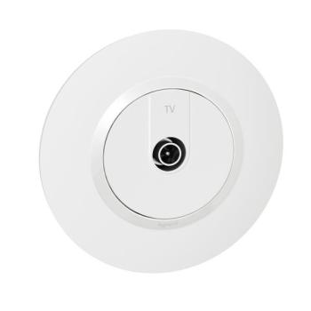  PRISE TV SIMPLE BLANC DECO CPL 