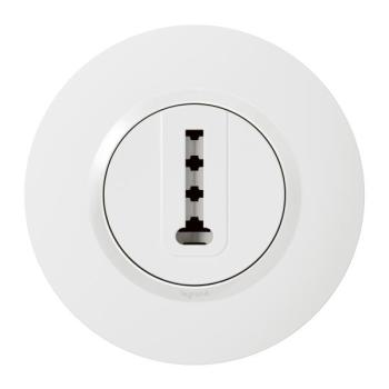  PRISE TEL EN T BLANC DECO CPL 