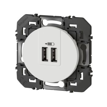 2USB CHARG A+A 3A 15W WH 
