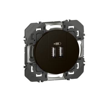  2USB CHARG A+A 3A  BLACK C. 