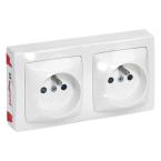  2X2P+T F/B H/V BLANC 