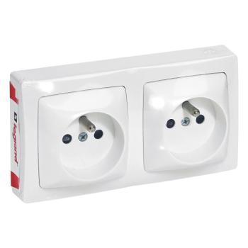  2X2P+T F/B H/V BLANC 