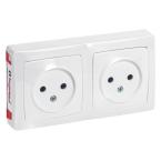  2X2P F/B HORI VERTI BLANC 