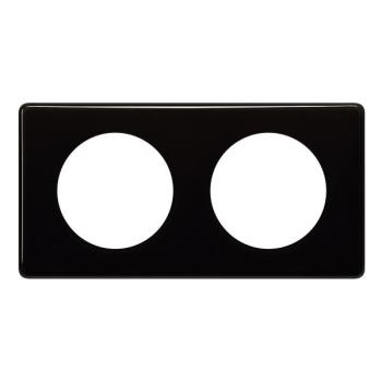  PLAQUE 2P NOIR 