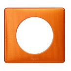  PLAQUE METAL 1P ORANGE SNAKE 