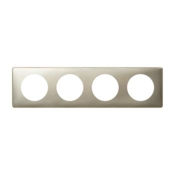  PLAQUE METAL 4P TITANE 