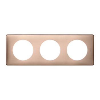  PLAQUE METAL 3P COPPER 