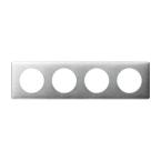  PLAQUE METAL 4P ALUMINIUM 