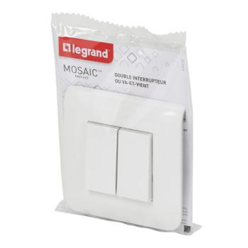  DOUBLE VV 10A CPL VIS BLANC 