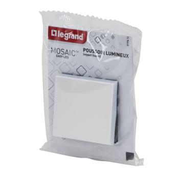  POUSSOIR LUM 2MOD COMPO BLANC 