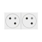  2X2P+T SURF LINK COMPO BLANC 