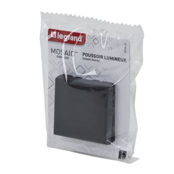  POUSSOIR LUM 2MOD COMPO NOIR 