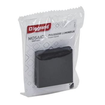  POUSSOIR LUM 2MOD COMPO NOIR 