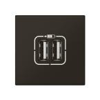  2USB AA 3A 2MOD COMPO NOIR 