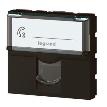  RJ45 CAT6FTP 2MOD COMPO NOIR 