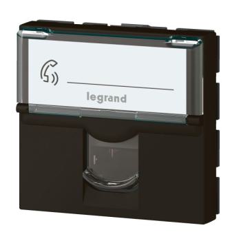  RJ45 CAT6STP 2MOD COMPO NOIR 