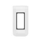  SUPPORT + PLAQUE 1 MOD BLANC 