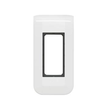 SUPPORT + PLAQUE 1 MOD BLANC 