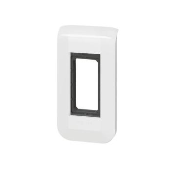  SUPPORT + PLAQUE 1 MOD BLANC 