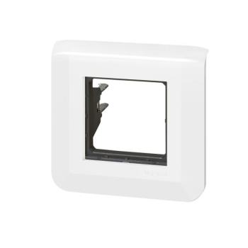  SUPPORT G+PLAQUE 2 MOD BLANC 