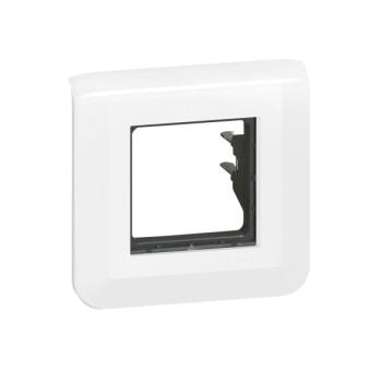  SUPPORT G+PLAQUE 2 MOD BLANC 