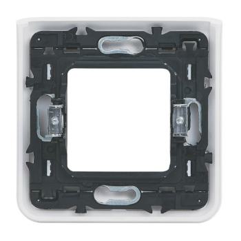  SUPPORT G+PLAQUE 2 MOD BLANC 