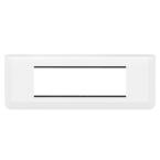  SUPPORT+PLAQUE 6 MOD H BLANC 