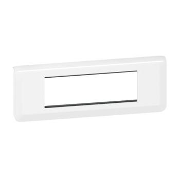  SUPPORT+PLAQUE 6 MOD H BLANC 