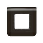 SUPPORT V+PLAQUE 2 MOD NOIR 