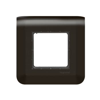  SUPPORT V+PLAQUE 2 MOD NOIR 