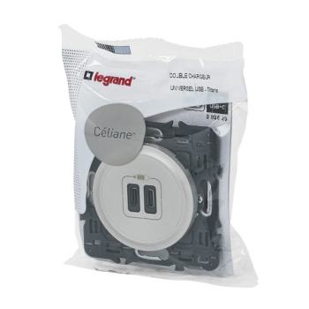  CHARGEUR 2 USB C+C COMPO TI 