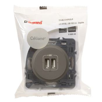  CHARG 2USB A+A 3A 15W GRAP 