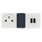  2P+T/DBLE USB MOSAIC COMPO 