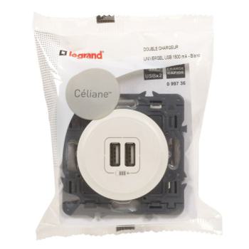  2USB CHARG 2M A+A 3A 15W WH 