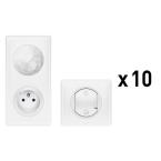  10X PACKS CDE GENE+PRISE BLANC 