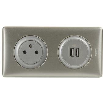  KIT DBLE USB+2P+T TIT ENC CELI 
