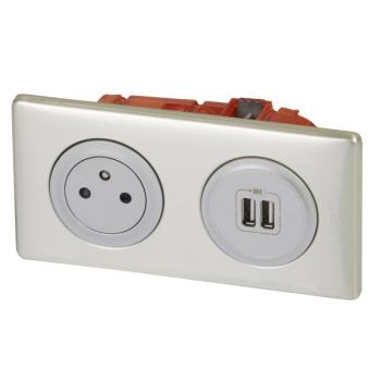  KIT DBLE USB+2P+T TIT ENC CELI 