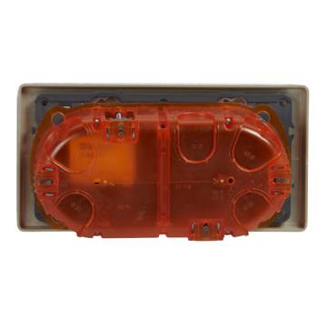  KIT DBLE USB+2P+T ALU ENC CELI 