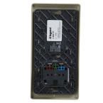  KIT USB/2P+T ALU SEMI-ENC CELI 